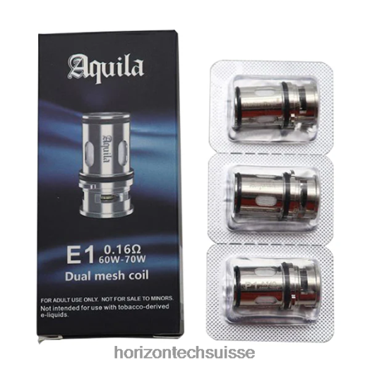 HorizonTech Aquila bobine (paquet de 3) - Horizontech Vape Suisse 0J666413 e2 - 0,14 ohm (paquet de 3)