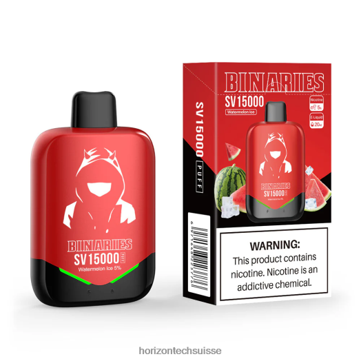 HorizonTech Binaries Cabin SV jetable - Horizon Tech Vape Coils 0J666495 glace à la pastèque