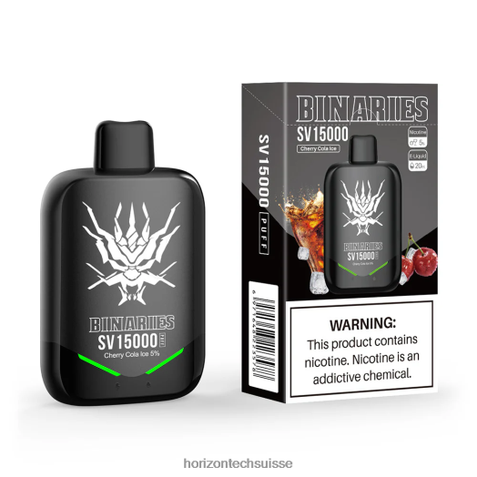 HorizonTech Binaries Cabin SV jetable - Horizontech Vape Kit 0J666488 glace au cola et aux cerises