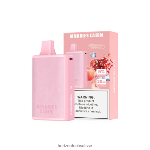 glace à la pêche et à la grenade