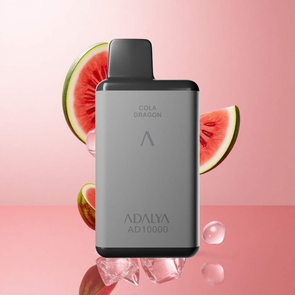 Adalya AD 10000 Puffs Pastèque Glacée Tube en aluminium rechargeable USB-C wholesale Suisse