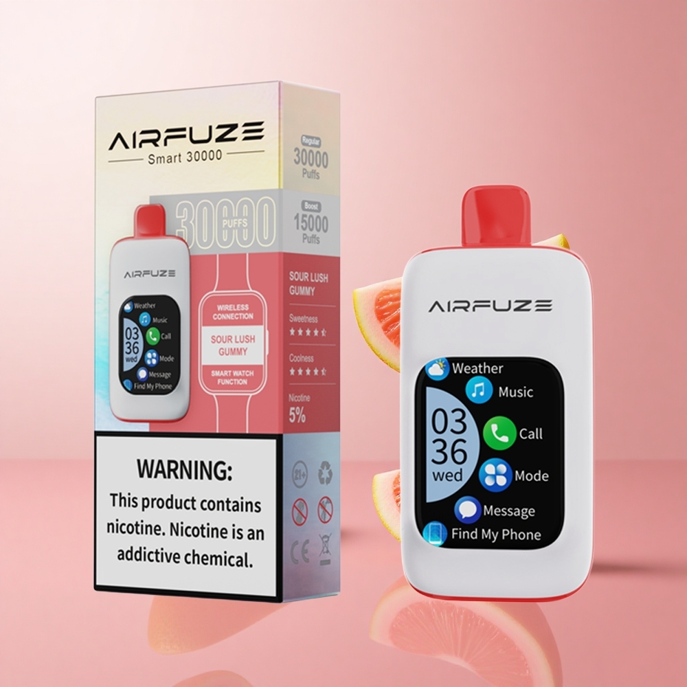 AirFuze Smart 30000 Puffs Pod Jetable Douceur Acidulée de Gummies écran tactile 2,01\" TFT wholesale Suisse