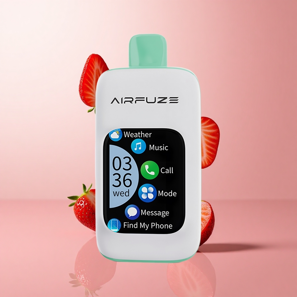 AirFuze Smart 30000 Puffs Vape Jetable Fraise Été 900mAh Type-C wholesale Suisse