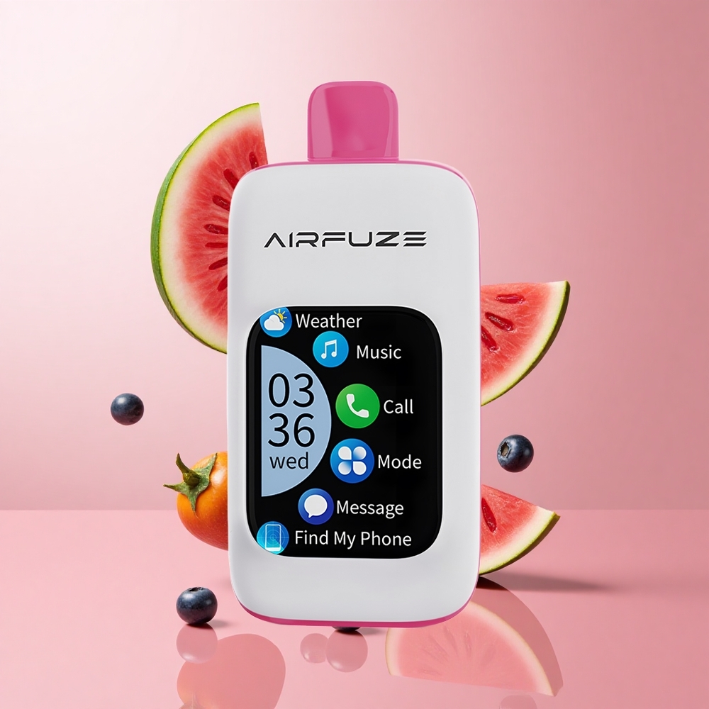AirFuze Smart 30000 Puffs Vape Jetable Myrtille Pastèque 2.01"TFT écran tactile wholesale Suisse