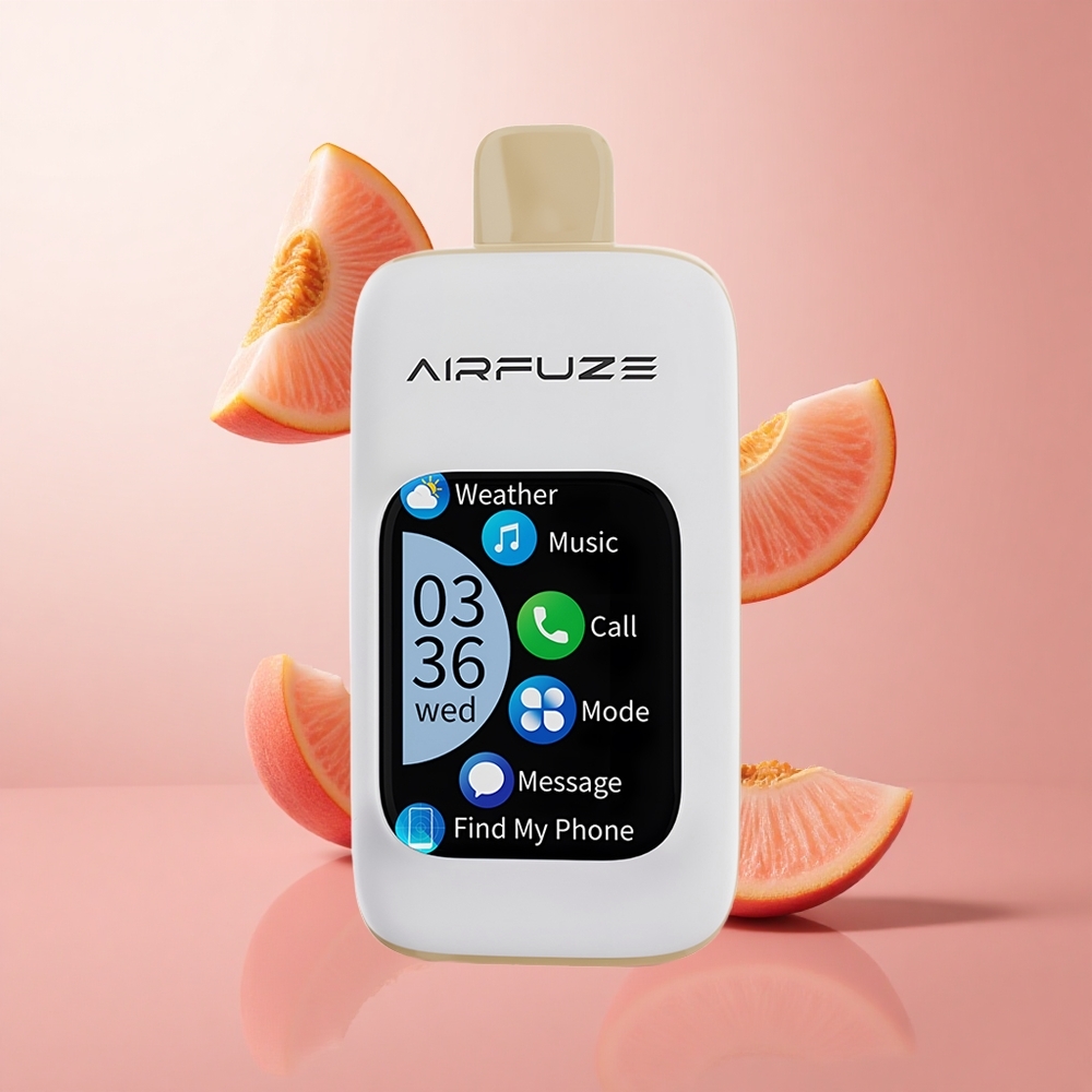 AirFuze Smart 30000 Puffs Vape Jetable Pêche Juteuse Écran Tactile 2,01" wholesale Suisse