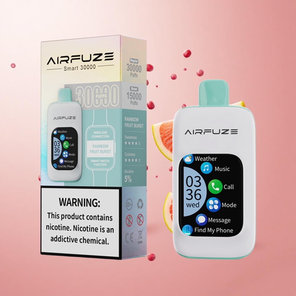 AirFuze Smart 30000 Puffs Éclat de Fruits Arc-en-Ciel avec Écran Tactile 2.01\" TFT wholesale Suisse