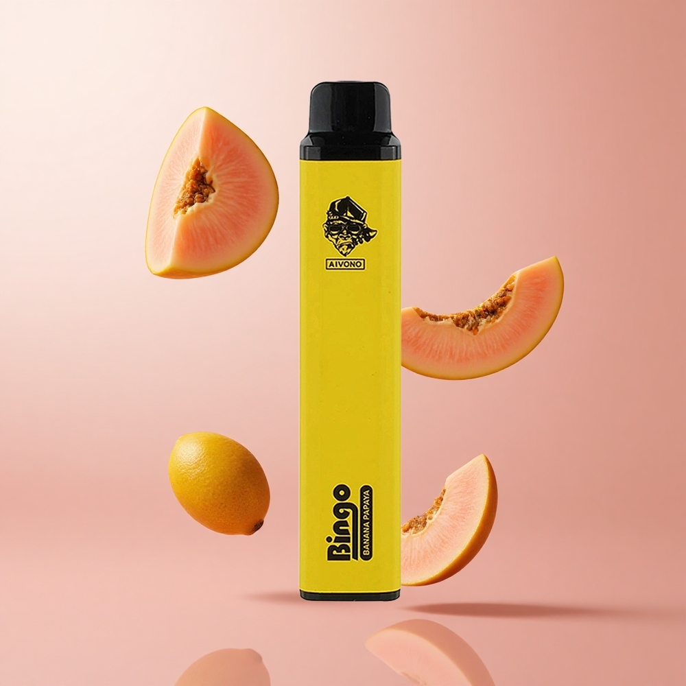 Aivono AIM BINGO 4000 Puffs Banane Papaye 10 mL 1000mAh rechargeable wholesale Suisse