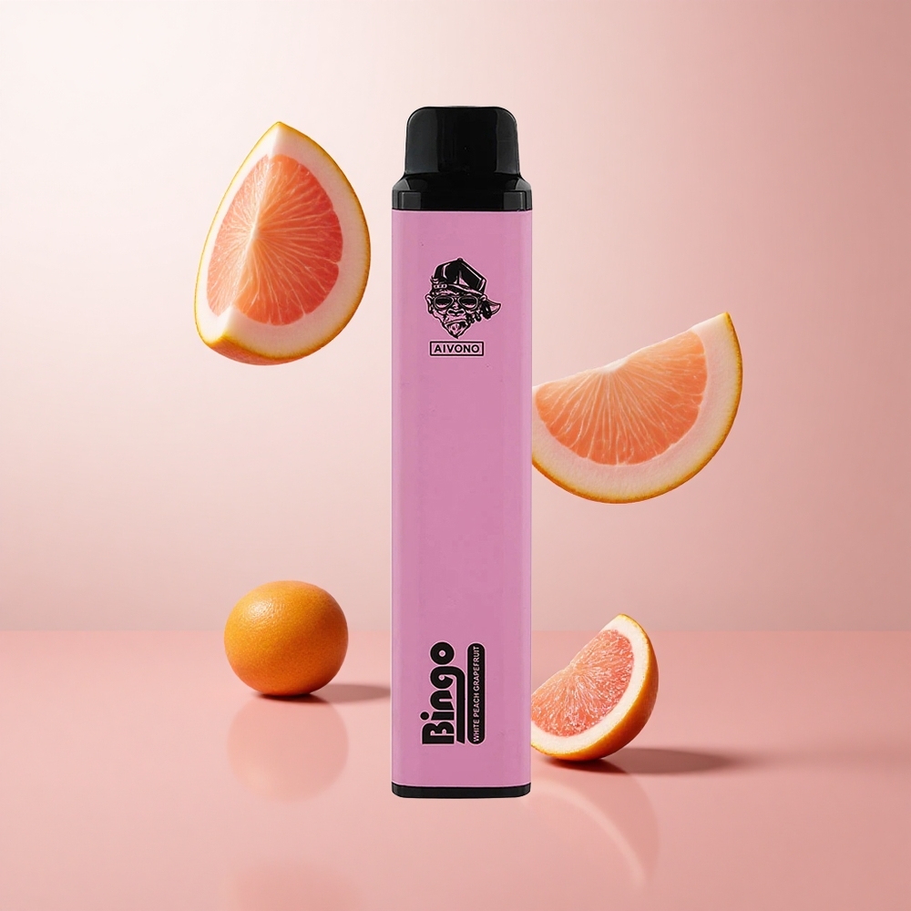 Aivono AIM BINGO 4000 Puffs Pêche Blanche Pamplemousse 21 123mm 10 mL wholesale Suisse