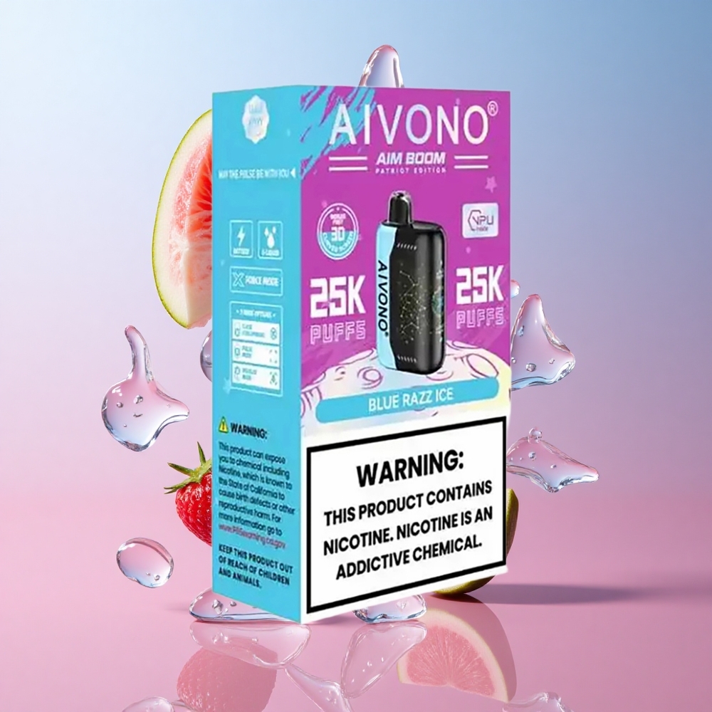 Aivono AIM BOOM 25000 Puffs Bleu Framboise Glacée 28ml 650mAh wholesale Suisse