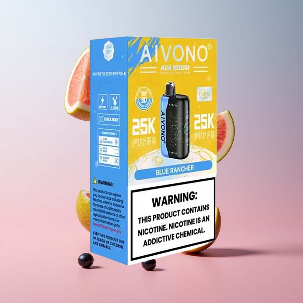 Aivono AIM BOOM 25000 Puffs Blue Rancher (Bleu Sucré) 28ml E-Liquid wholesale Suisse