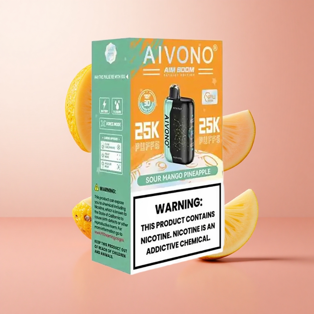 Aivono AIM BOOM 25000 Puffs Mangue Acidulée Ananas 28ml 650mAh wholesale Suisse