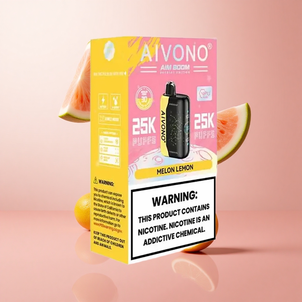 Aivono AIM BOOM 25000 Puffs Melon Citron 28ml E-Liquide wholesale Suisse