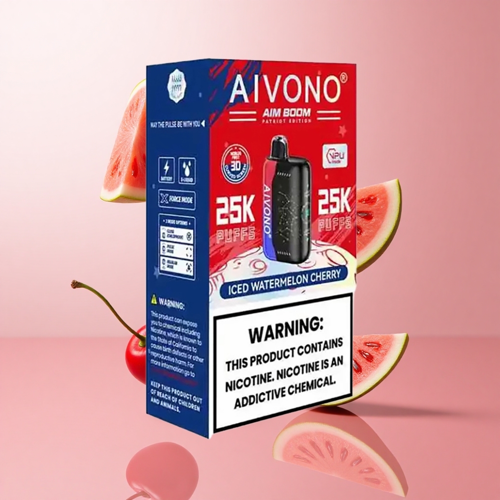 Aivono AIM BOOM 25000 Puffs Pastèque Cerise Glacée 28ml E-Liquid wholesale Suisse