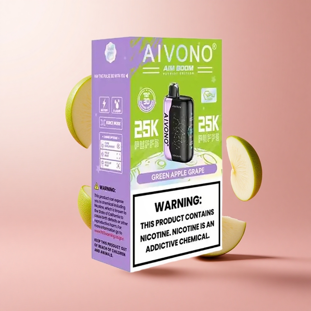 Aivono AIM BOOM 25000 Puffs Pomme Verte Raisin 28ml E-Liquide wholesale Suisse