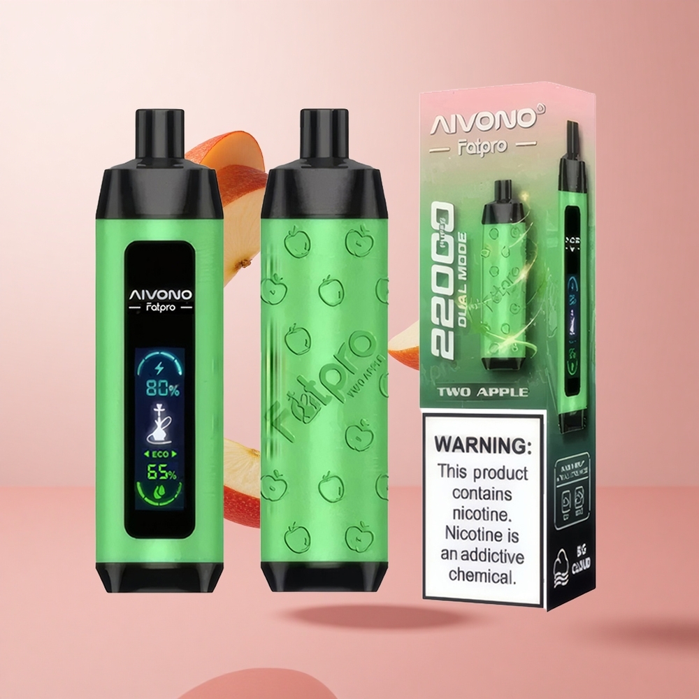 Aivono AIM FATPRO 22000 Puffs Deux Pommes 28ml E-liquide Rechargeable wholesale Suisse
