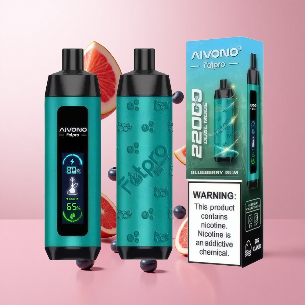 Aivono AIM FATPRO 22000 Puffs Myrtille 28ml E-liquide Dual Modes wholesale Suisse