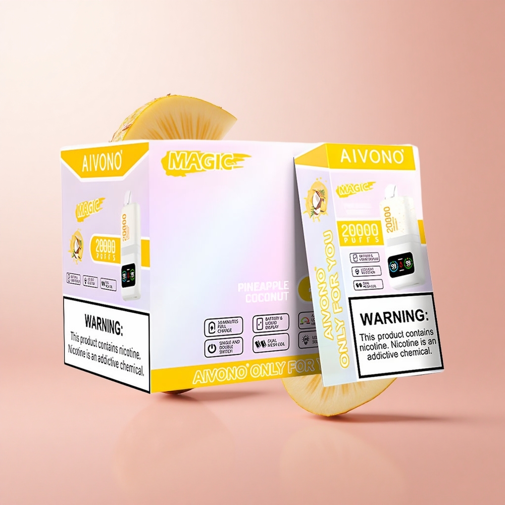 Aivono AIM MAGIC 20000 Puffs Ananas Noix de Coco Dual Mesh Coils wholesale Suisse