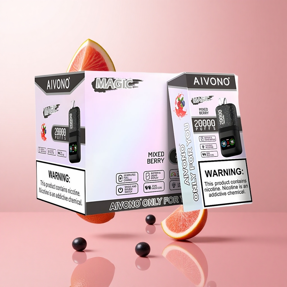 Aivono AIM MAGIC 20000 Puffs Baies Mixtes 26ml E-liquide Dual Mesh Coils wholesale Suisse