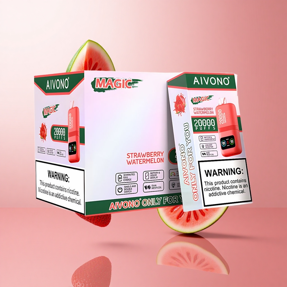Aivono AIM MAGIC 20000 Puffs Fraise Pastèque Dual Mesh Coils wholesale Suisse