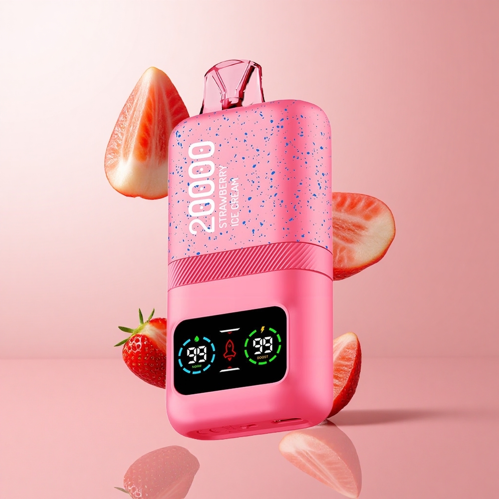 Aivono AIM MAGIC 20000 Puffs Glace à la Fraise 26ml E-liquide Dual Mesh Coils wholesale Suisse