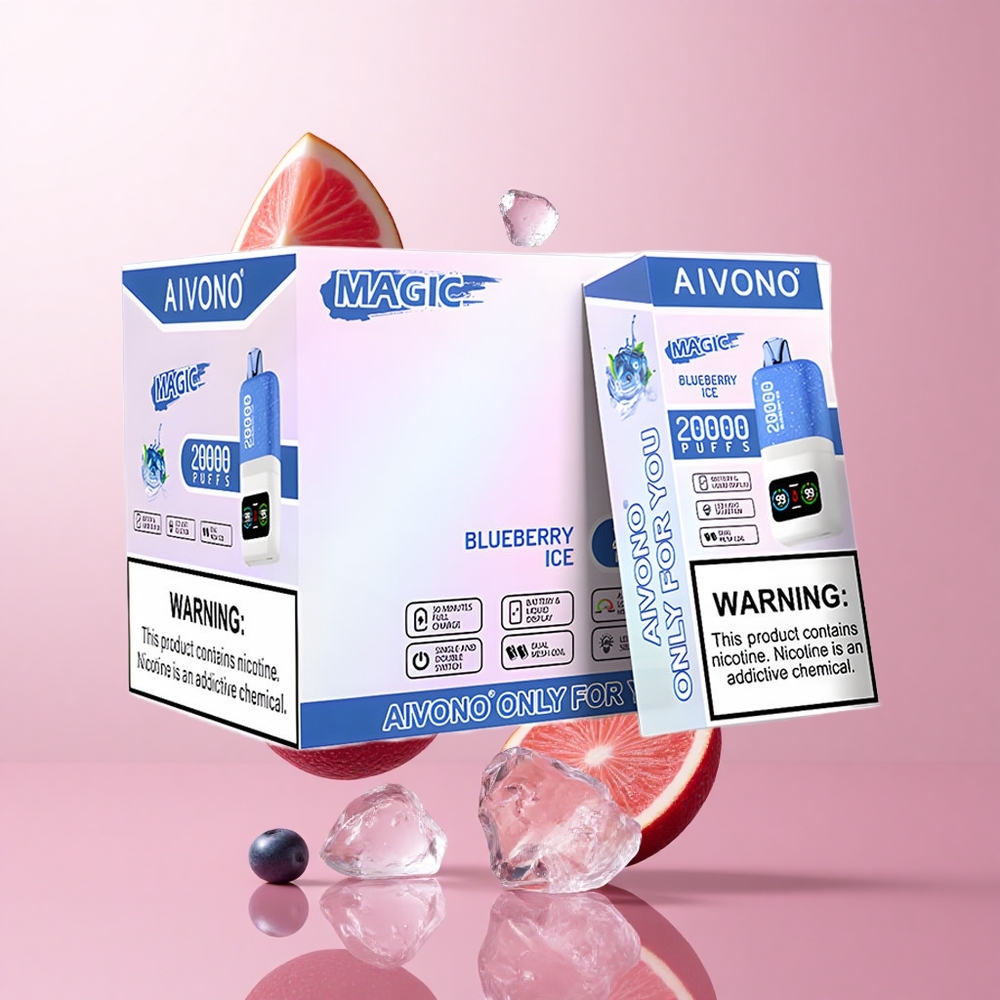 Aivono AIM MAGIC 20000 Puffs Glace à la Myrtille Dual Mesh Coils wholesale Suisse