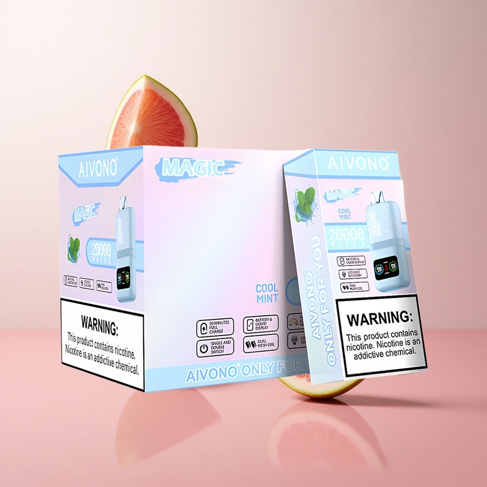 Aivono AIM MAGIC 20000 Puffs Menthe Glaciale 26ml Double Mesh wholesale Suisse