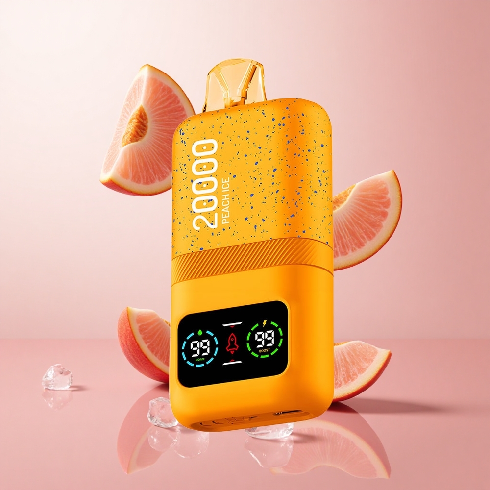 Aivono AIM MAGIC 20000 Puffs Pêche Glacée 26ml E-liquide Dual Mesh Coils wholesale Suisse