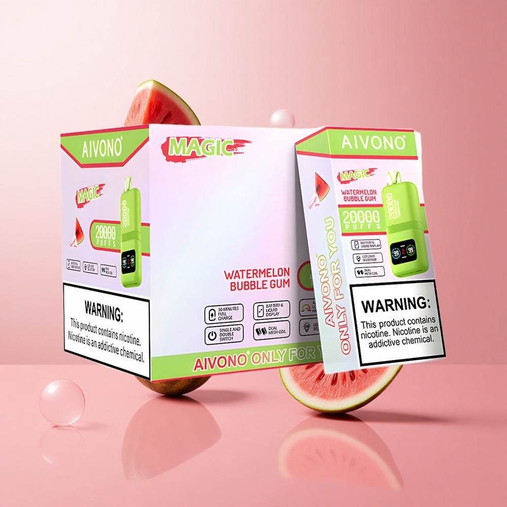 Aivono AIM MAGIC 20000 Puffs Pastèque Bubble Gum Double Mesh Coils wholesale Suisse