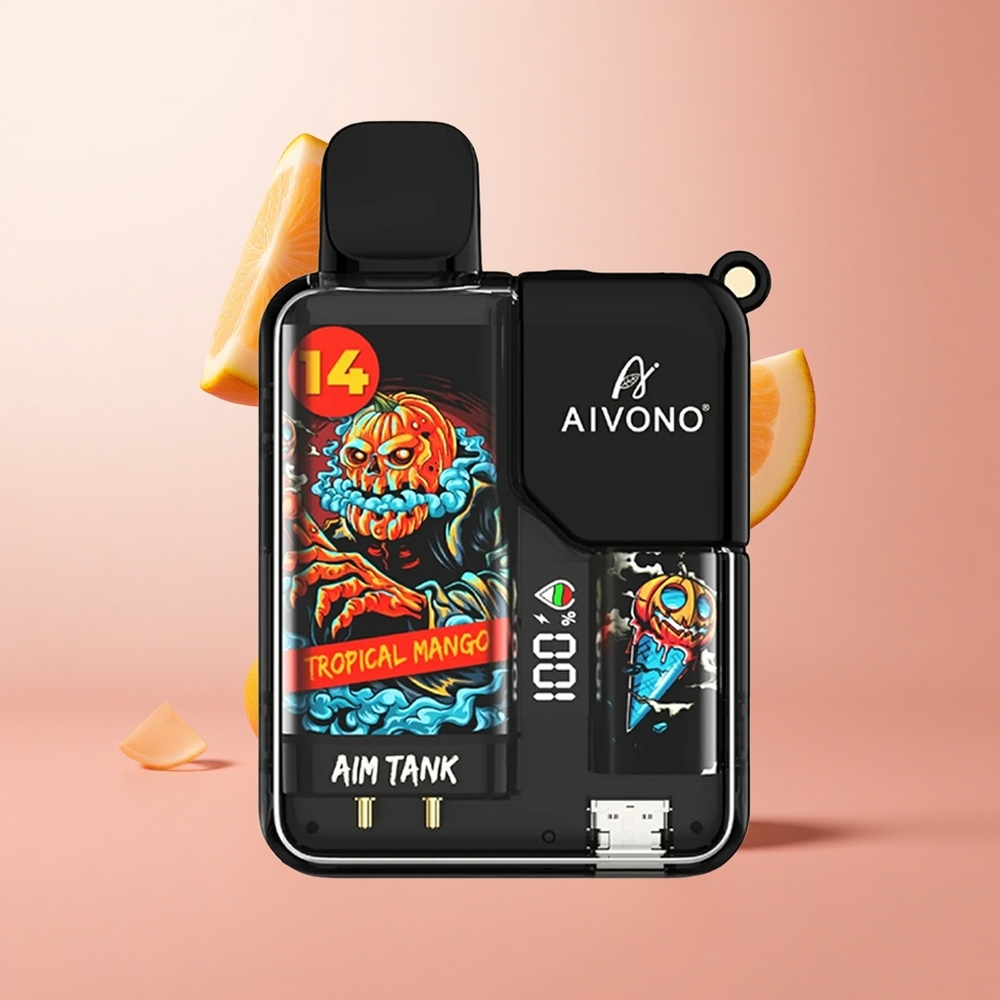 Aivono AIM-TANK 9500 Puffs Mangue Tropicale 18ml LCD wholesale Suisse