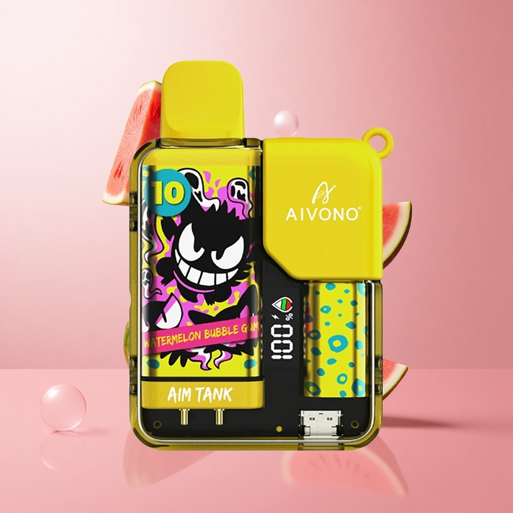 Aivono AIM-TANK 9500 Puffs Pastèque Gomme Ballon 18ml LCD wholesale Suisse