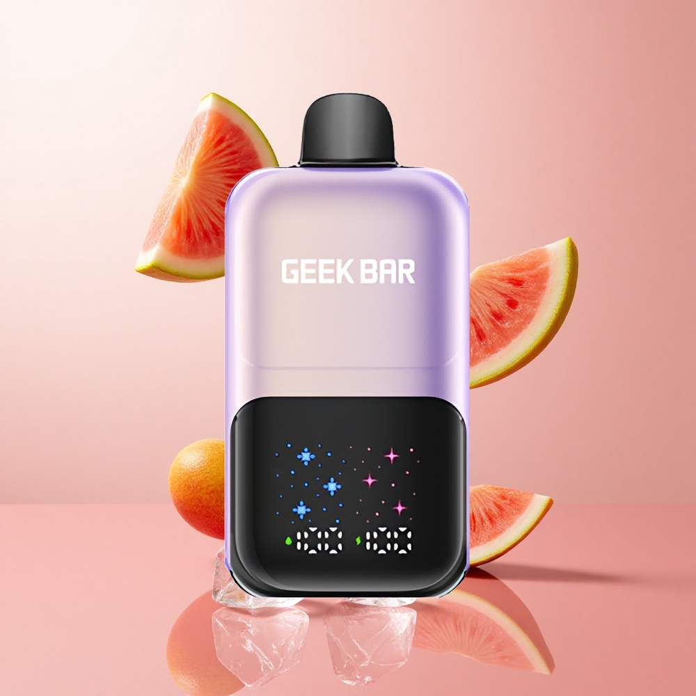 GEEK BAR 2GO 50000 Puffs Pêche Mangue Pastèque Glacée Écran Interactif wholesale Suisse GEEK BAR 2GO 50000 Puffs Pêche Mangue Pastèque Glacée Écran Interactif wholesale Suisse
