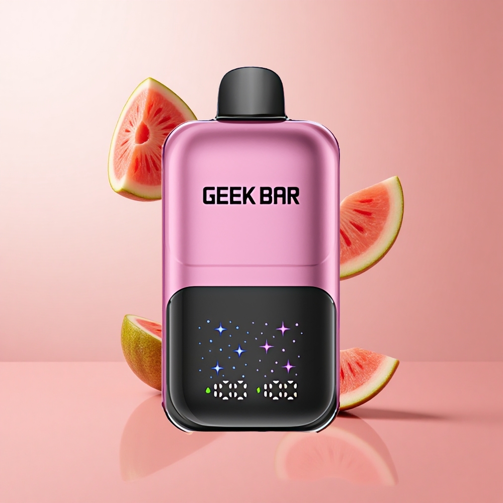 GEEK BAR 2GO 50000 Puffs Pêche & Pastèque Double Réservoirs 20mL wholesale Suisse GEEK BAR 2GO 50000 Puffs Pêche & Pastèque Double Réservoirs 20mL wholesale Suisse