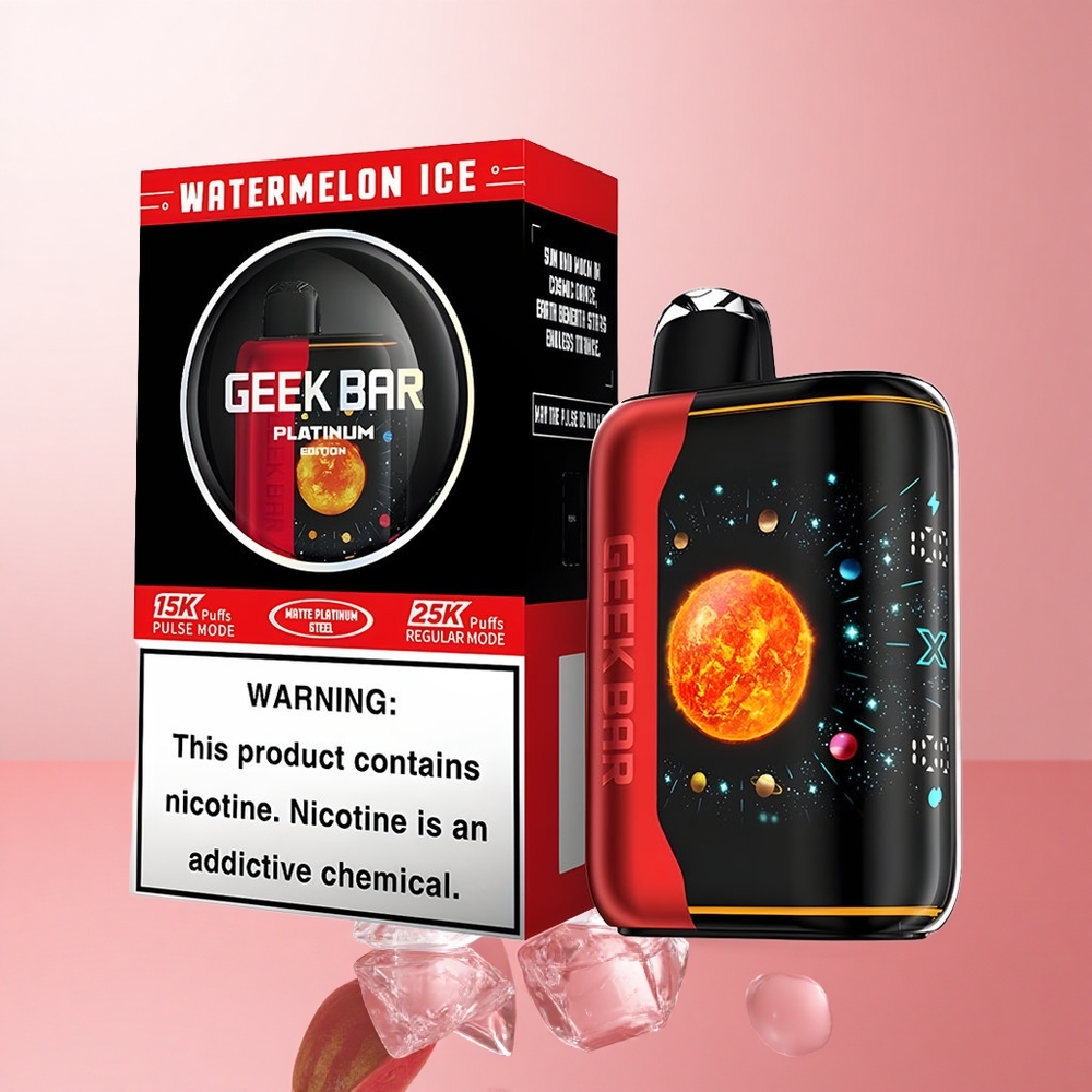 GEEK BAR Platinum Edition 25000 Puffs Pastèque Glacée USB-Type C wholesale Suisse