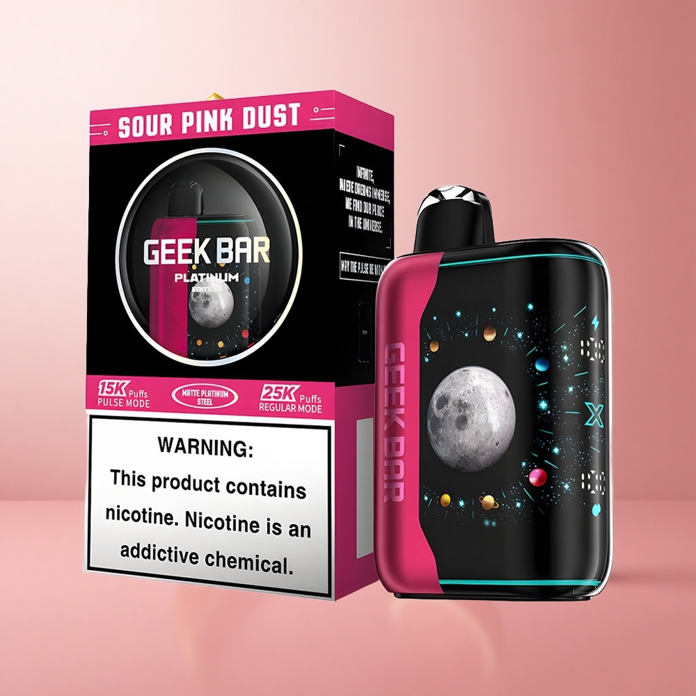 GEEK BAR Platinum Edition 25000 Puffs Poussière Rose Acidulée 20mL E-Liquid wholesale Suisse