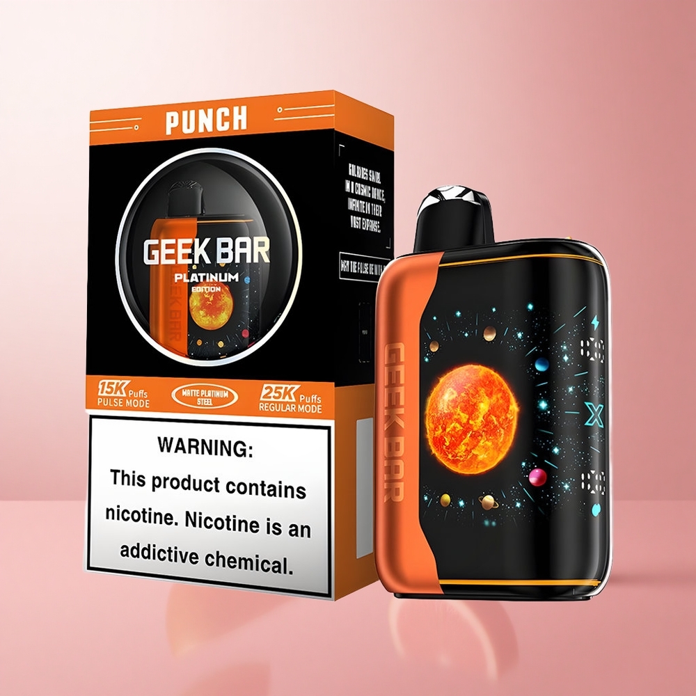 GEEK BAR Platinum Edition 25000 Puffs Punch Jusqu\'à 25000 Puffs en mode régulier wholesale Suisse