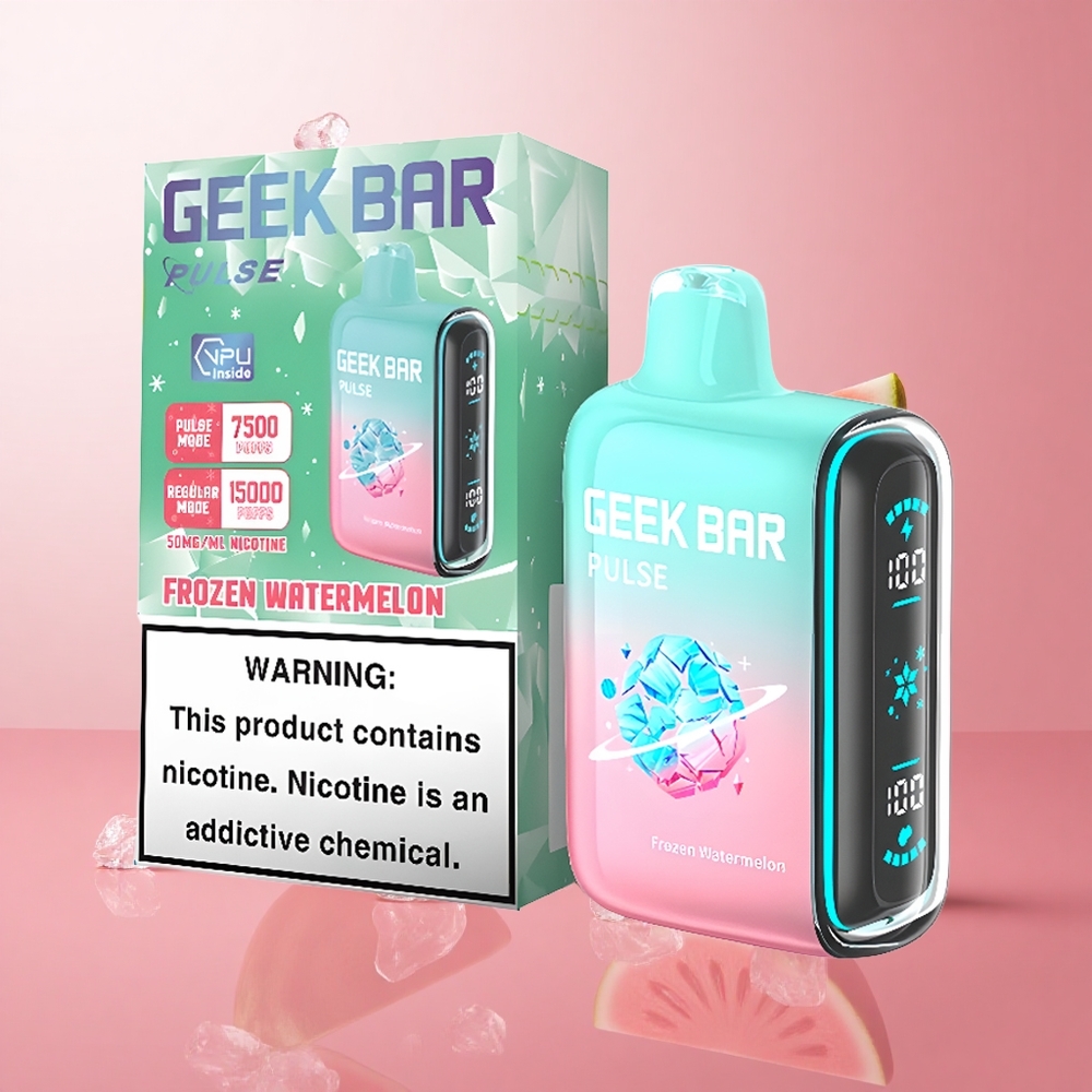 Geek Bar Pulse 15000 Puffs Édition Glacée 16ML 5% Nicotine wholesale Suisse