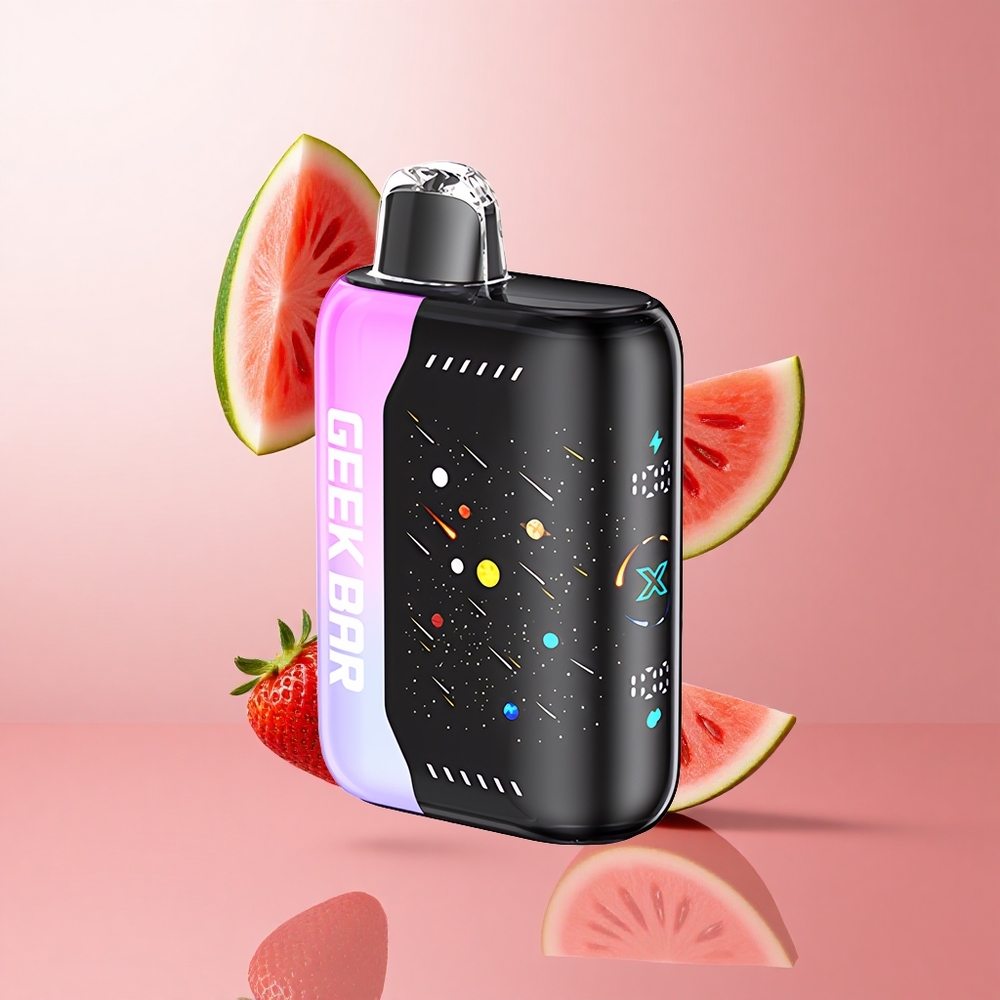 GEEK BAR Pulse X 42K Puffs Fraise Pastèque Édition Météore avec Écran 3D Courbé wholesale Suisse