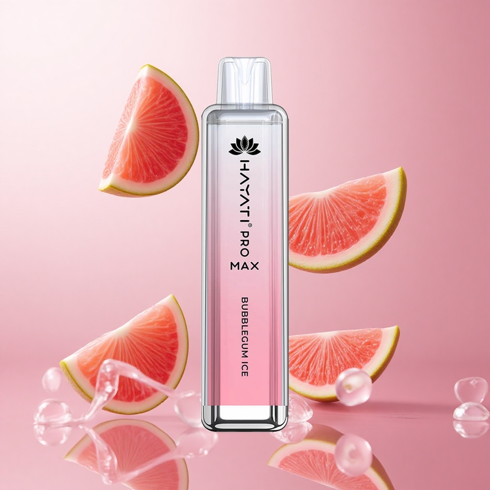 Hayati Pro Max 4000 Puffs Barbe Glacée à la Gomme Dispositif à Activation par Aspiration Taille 28×28×120mm wholesale Suisse