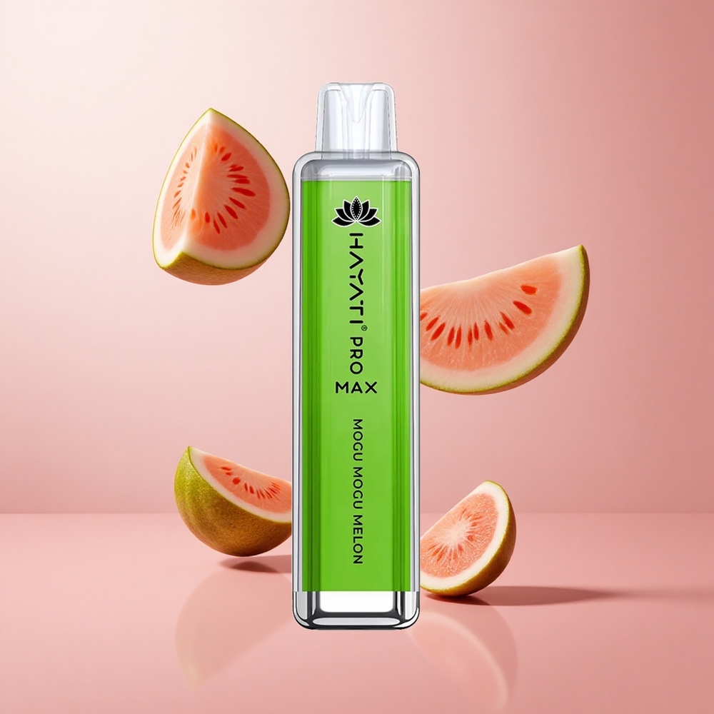 Hayati Pro Max 4000 Puffs Mogu Mogu Melon (Melon) avec Batterie Rechargeable 1400mAh wholesale Suisse