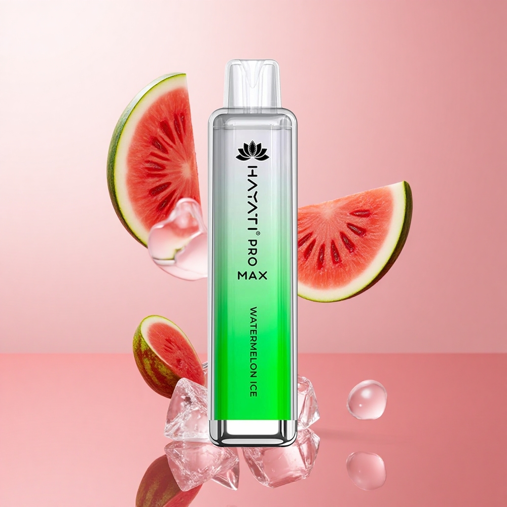 Hayati Pro Max 4000 Puffs Pastèque Glacée Dual 1.1 Ohm Mesh Coil wholesale Suisse