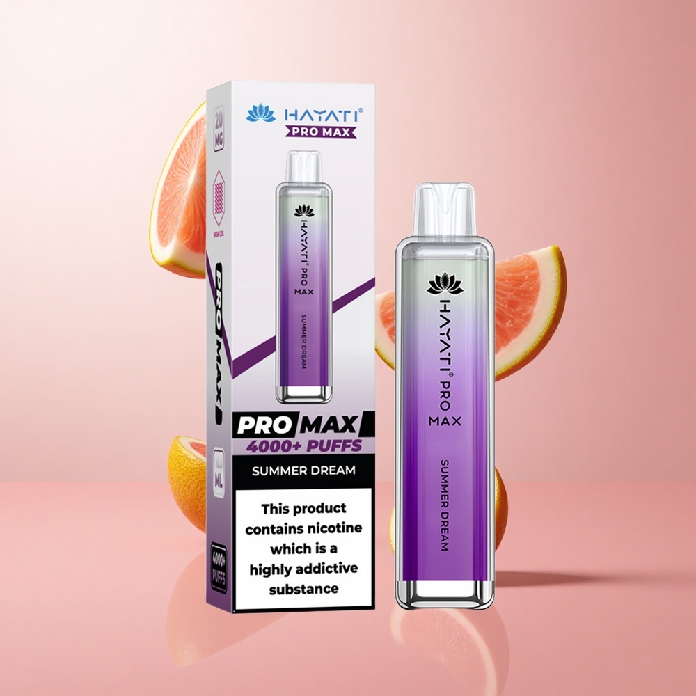 Hayati Pro Max 4000 Puffs Rêve d'Été Dual 1.1 Ohm Mesh Coil wholesale Suisse