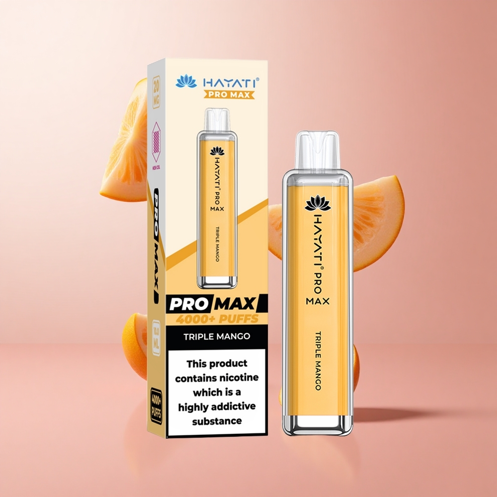Hayati Pro Max 4000 Puffs Triple Mangue Rechargeable LED wholesale Suisse