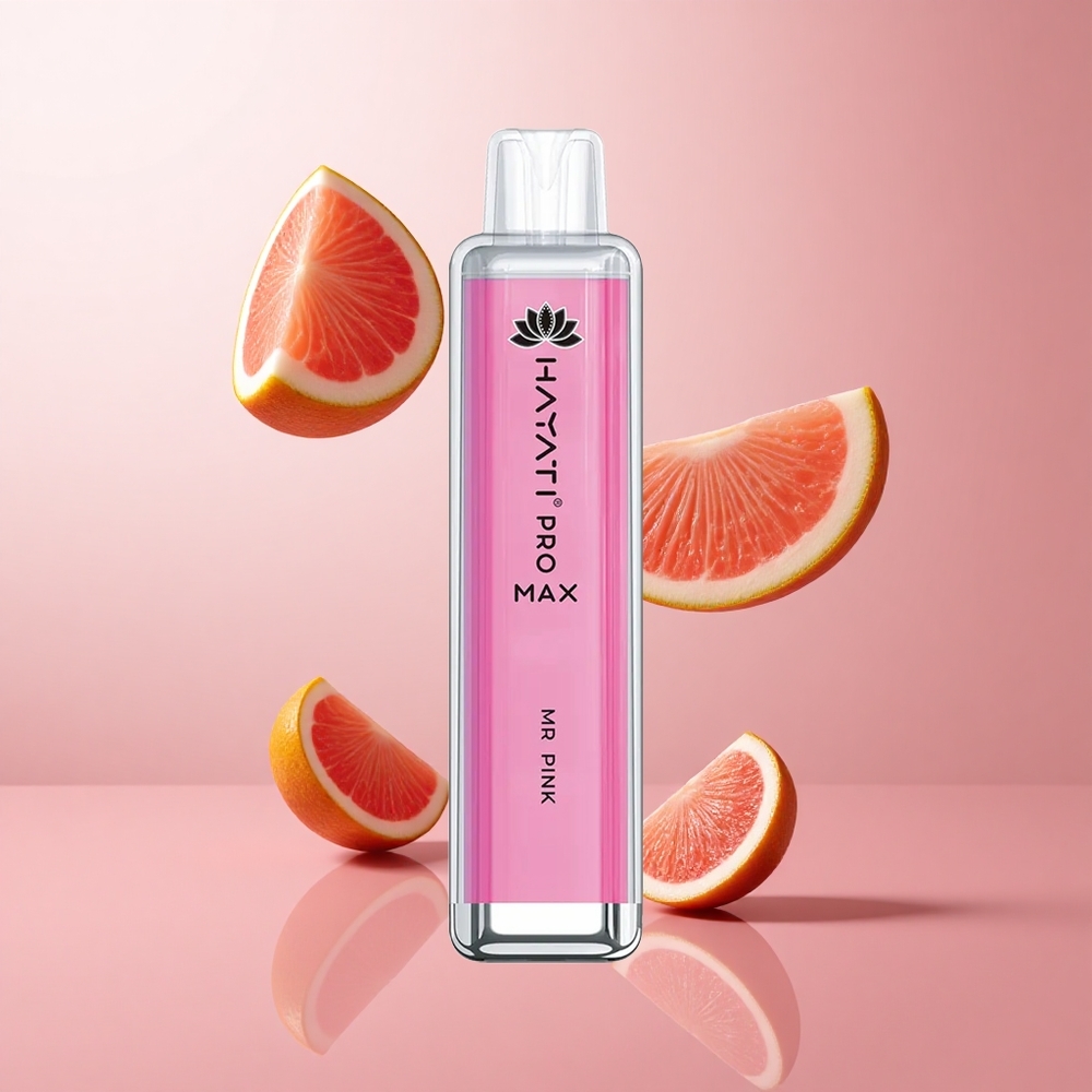 Hayati Pro Max 4000 Puffs Vape Jetable Rose Mr Dual 1.1 Ohm Mesh Coil rechargeable wholesale Suisse