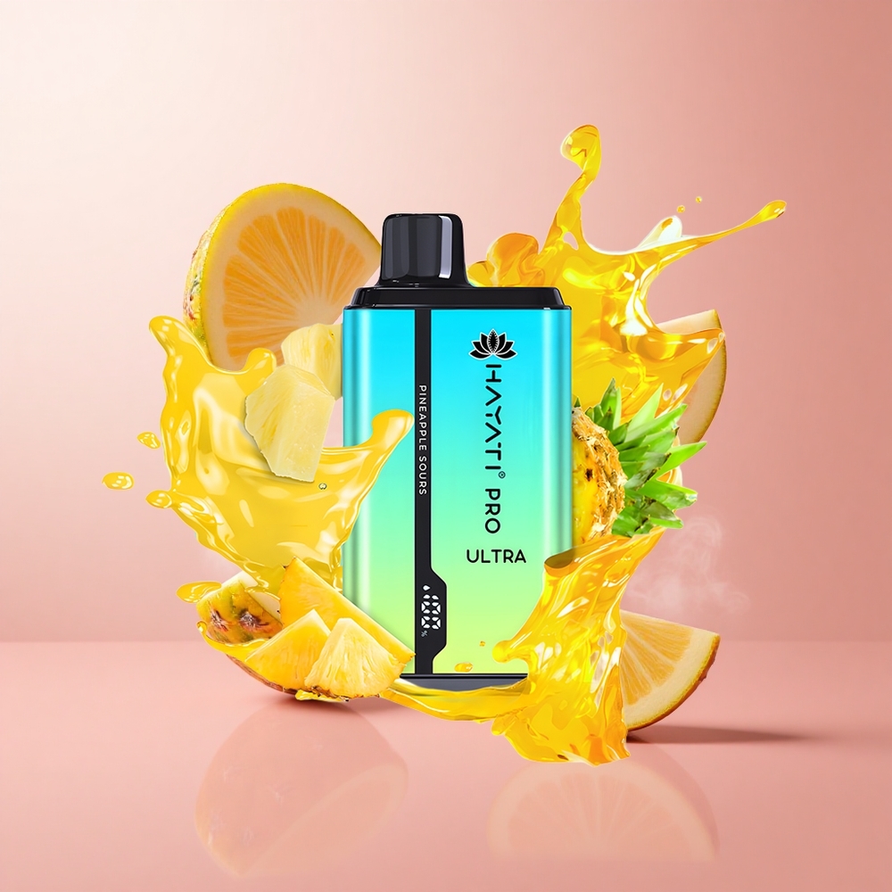 Hayati Pro Ultra 15000 Puffs Ananas Aigre-Doux 24ml 2% de nicotine wholesale Suisse