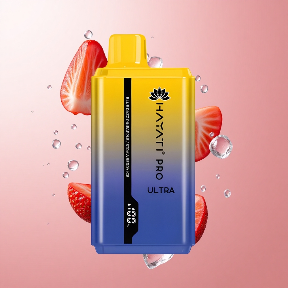 Hayati Pro Ultra 15000 Puffs Blue Razz Ananas 2 12ml 2% de nicotine wholesale Suisse