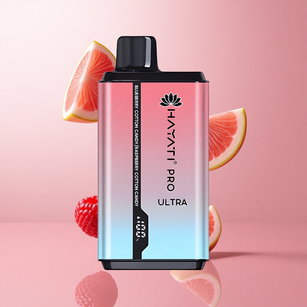 Hayati Pro Ultra 15000 Puffs Blueberry Barbe à Papa 49 Saveurs wholesale Suisse