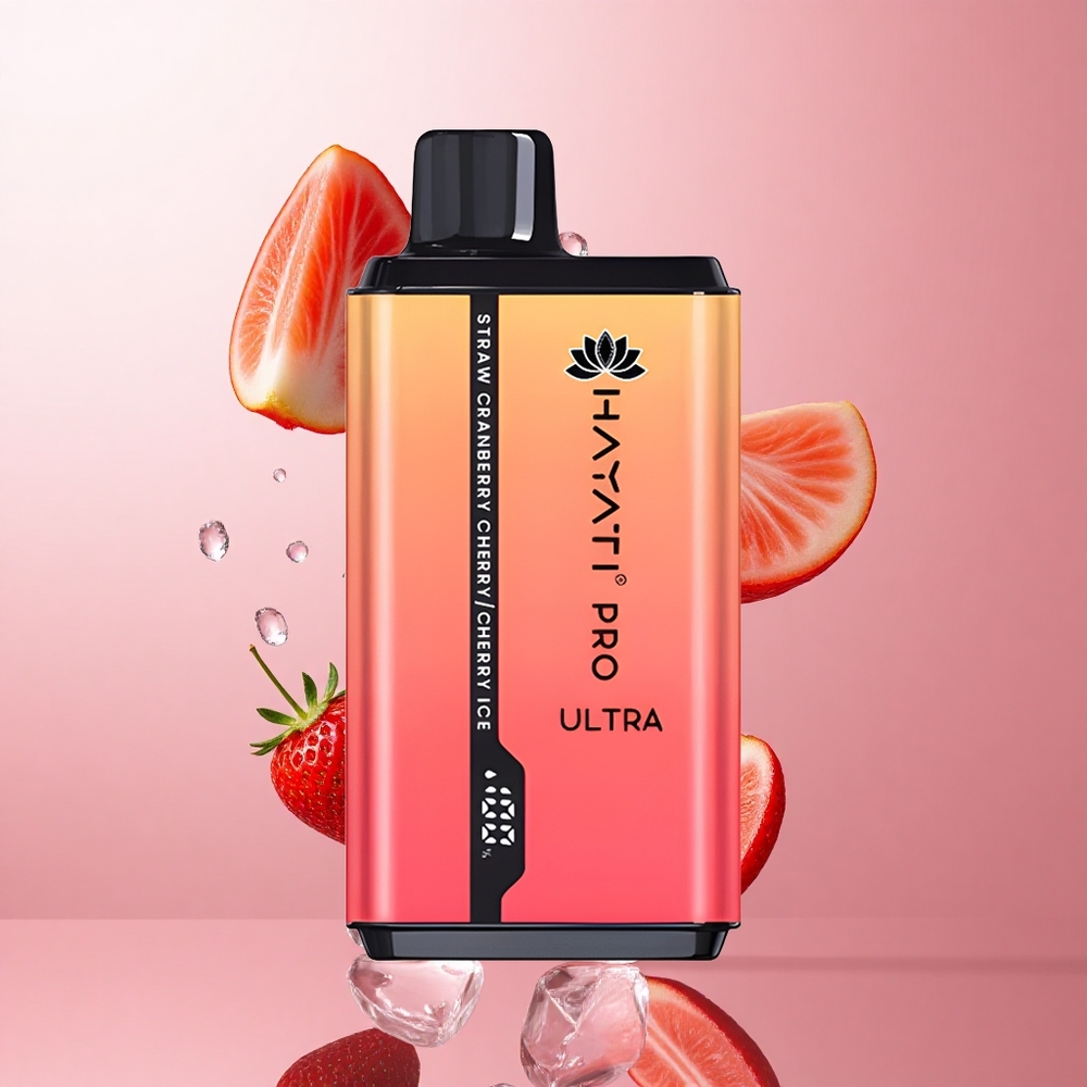 Hayati Pro Ultra 15000 Puffs Fraise Cranberry Cerise-Glace Cerise 24ml 2% de nicotine wholesale Suisse