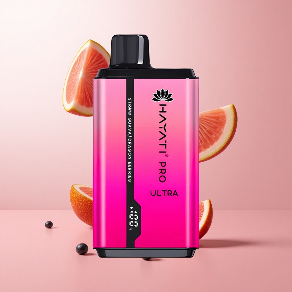 Hayati Pro Ultra 15000 Puffs Fraise Goyave 2 12ml wholesale Suisse