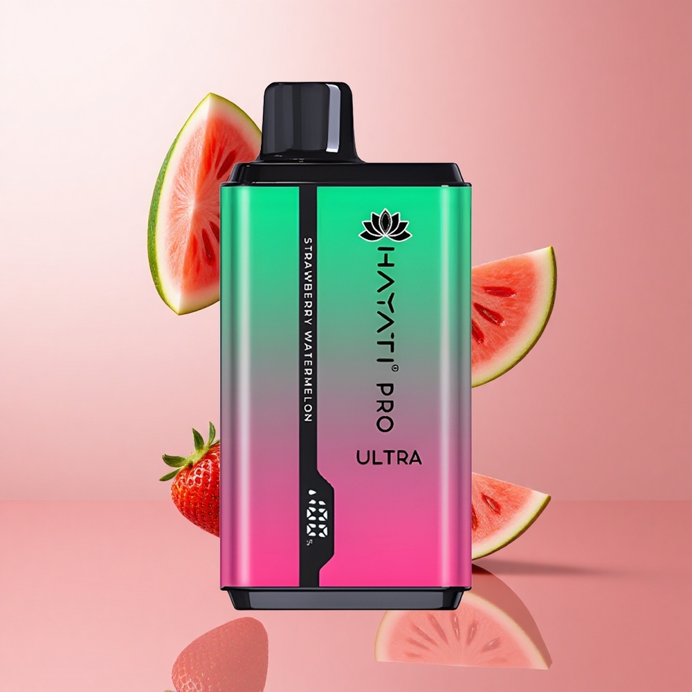 Hayati Pro Ultra 15000 Puffs Fraise Pastèque 2x12ml E-Liquide wholesale Suisse