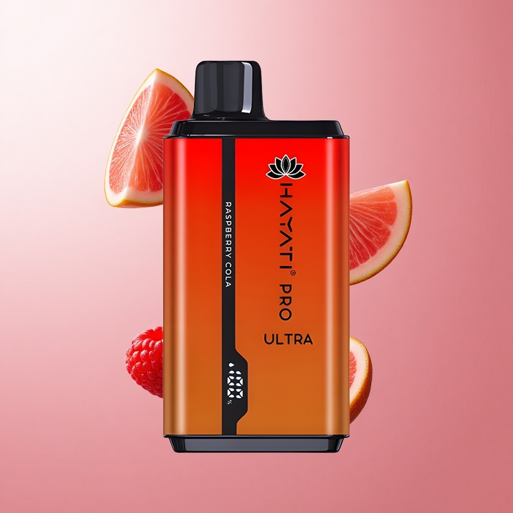 Hayati Pro Ultra 15000 Puffs Framboise Cola 2 12ml 2% de nicotine wholesale Suisse